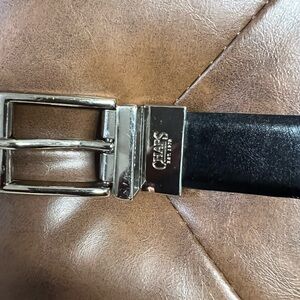 Guess Black Belt with Silver Buckle